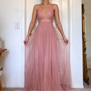 Windsor Pink Chiffon Strappy Dress 💌